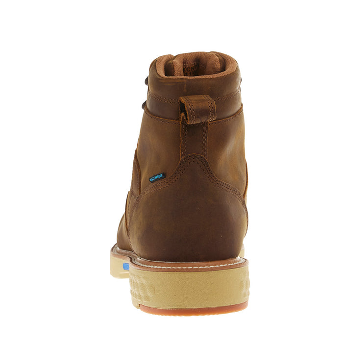 Twisted X Men`s 6In Golden Tan H2O Nano Moc Toe Lace Up Work Boot