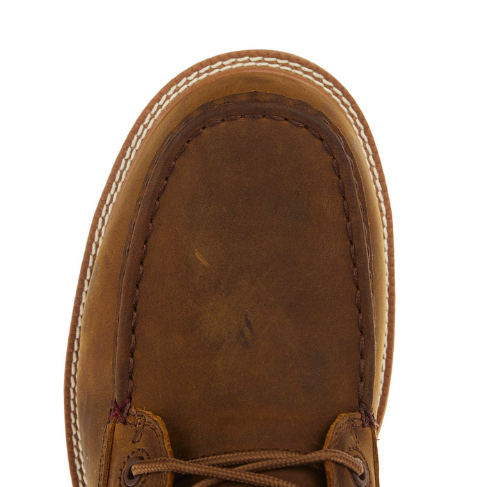 Twisted X Men`s 6In Golden Tan H2O Nano Moc Toe Lace Up Work Boot