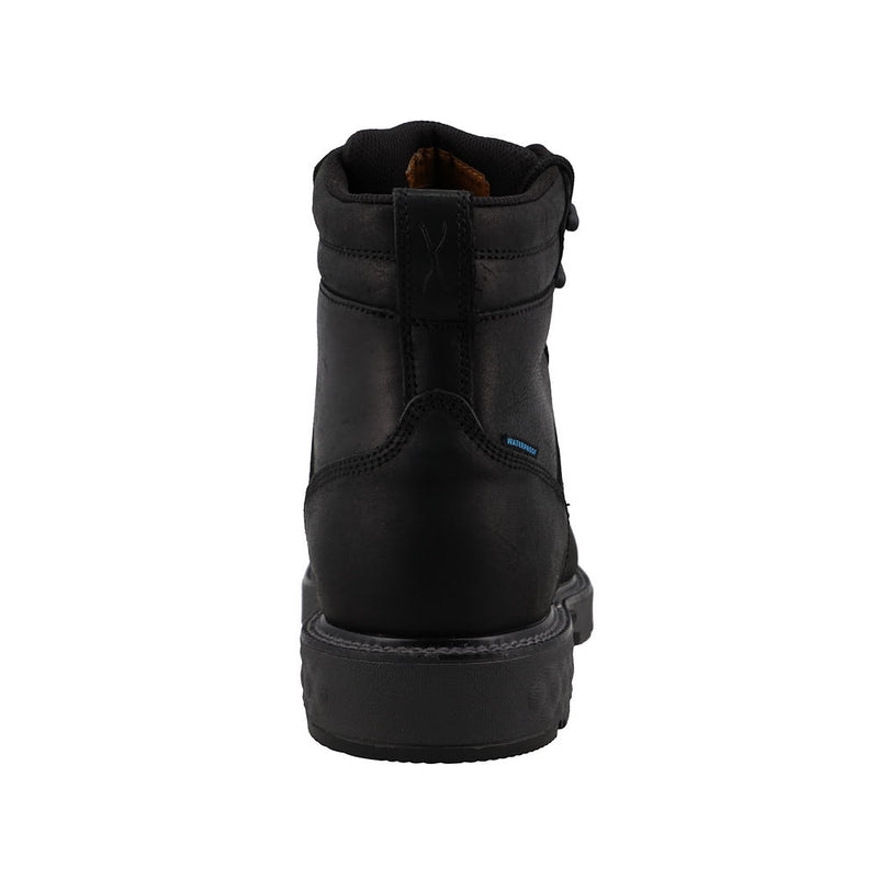 Twisted X Men's 6in Black Waterproof Nano Toe Work Boot