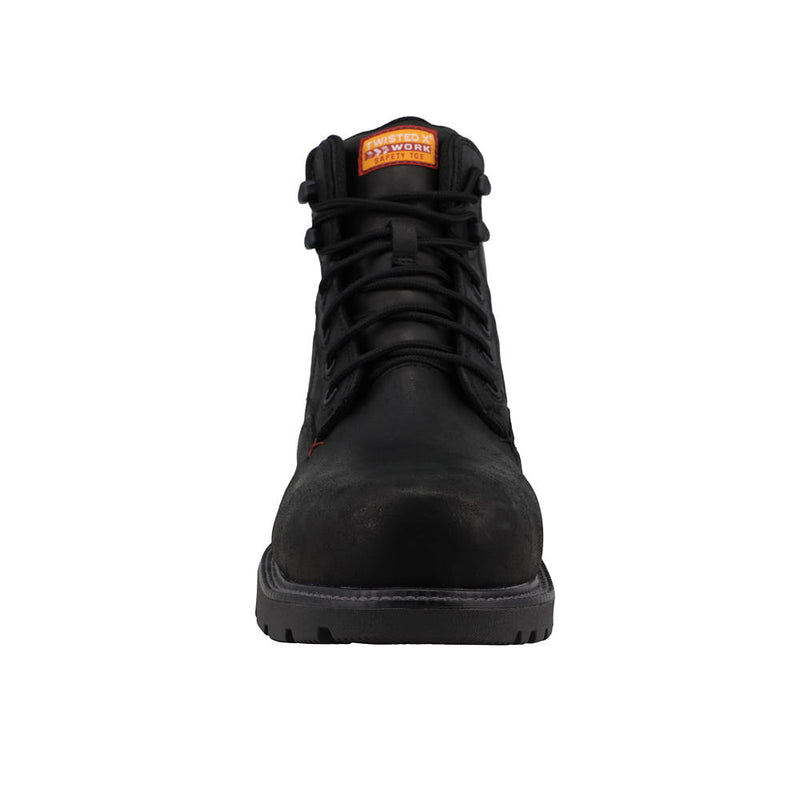 Twisted X Men's 6in Black Waterproof Nano Toe Work Boot