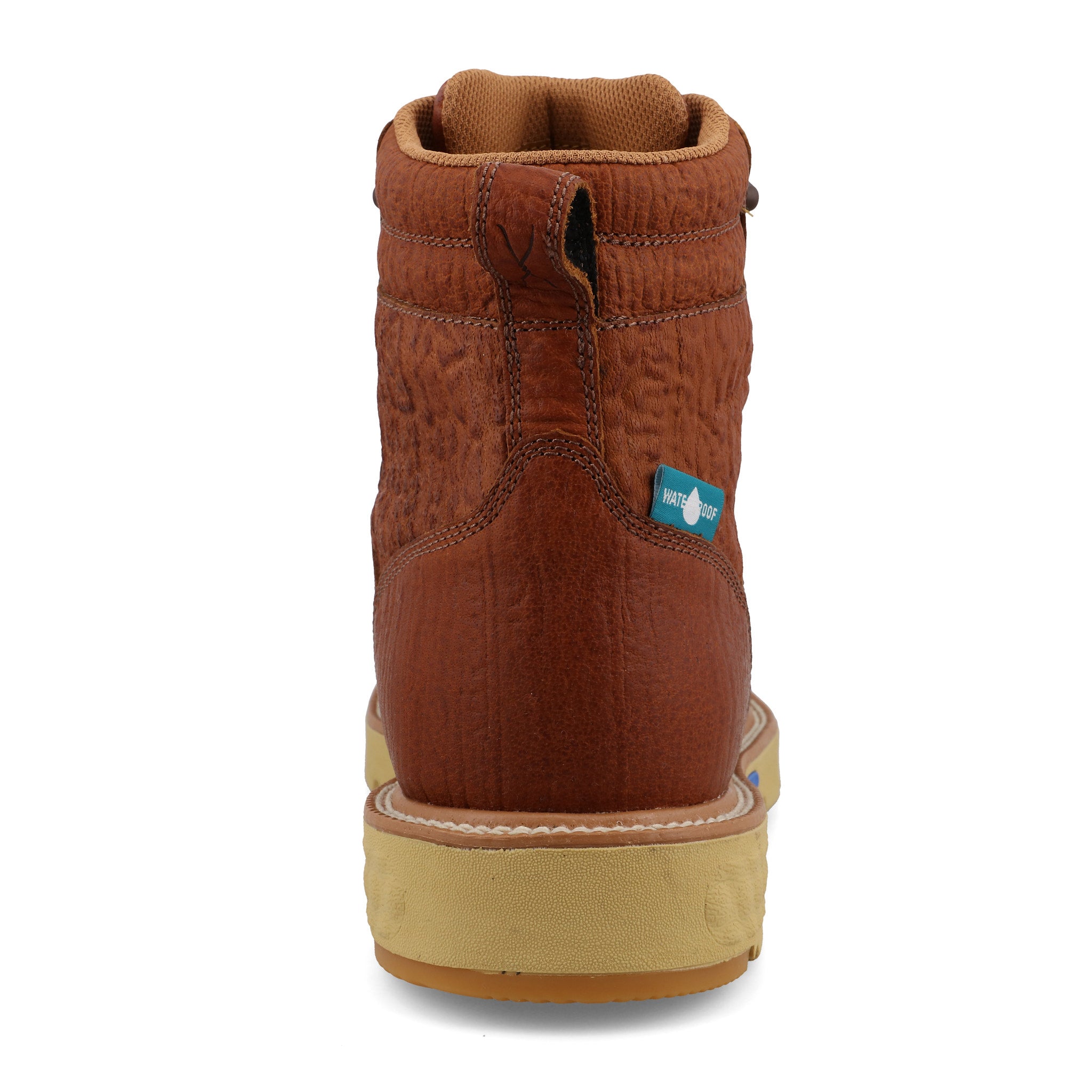 Twisted X Men`s Brown WP Vamp Soft Moc Toe 6In Top Work Boot