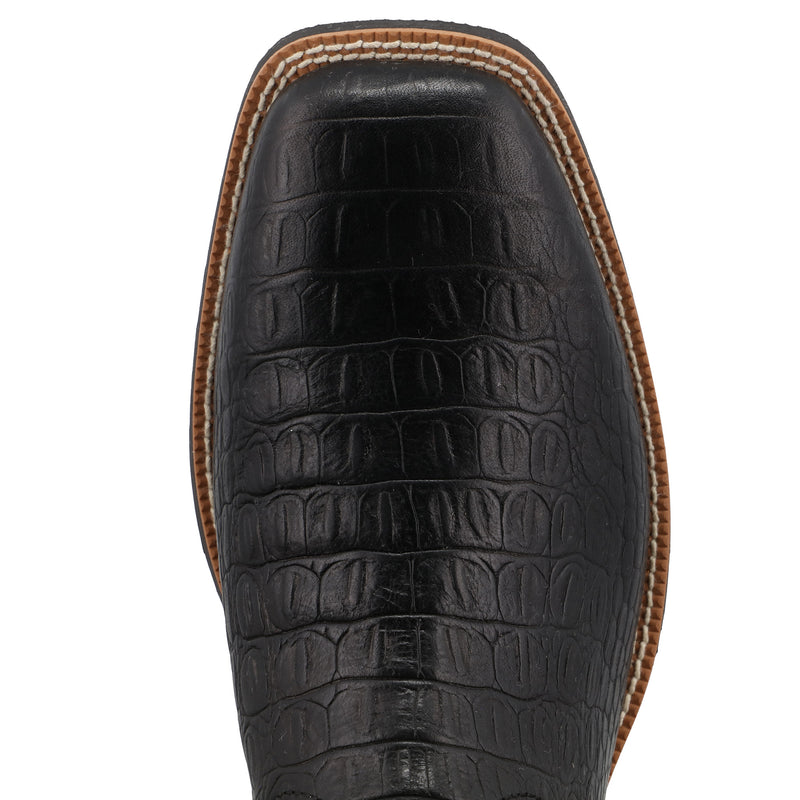 Twisted X Men`s TechBlack Croc Print Vamp with 11in Bone Top