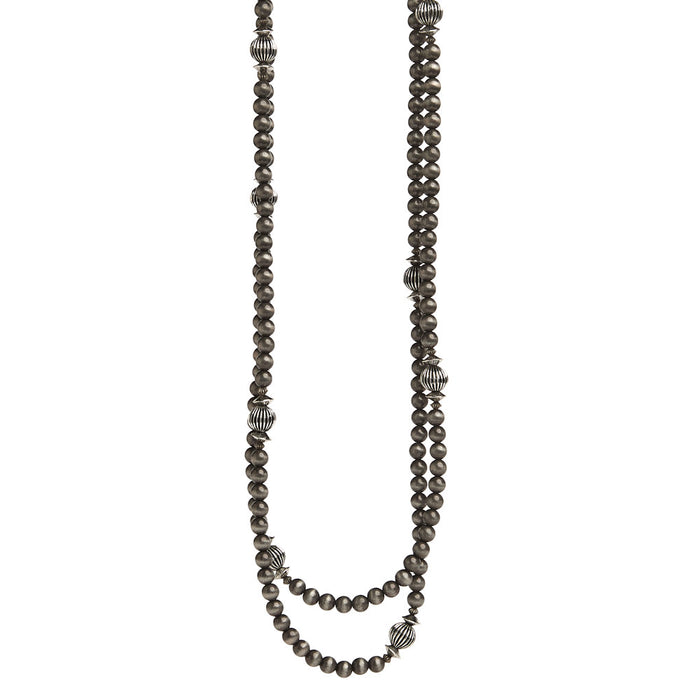 West And Company Navajo Pearl Long Necklace