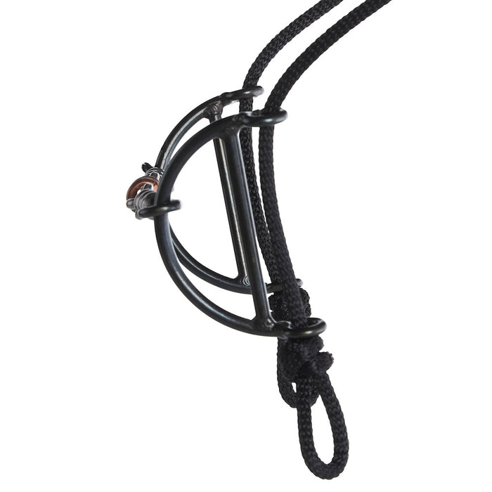 Dutton Bits Snaffle with Solid Bead Mouth Piece Sliding Gag Headstall