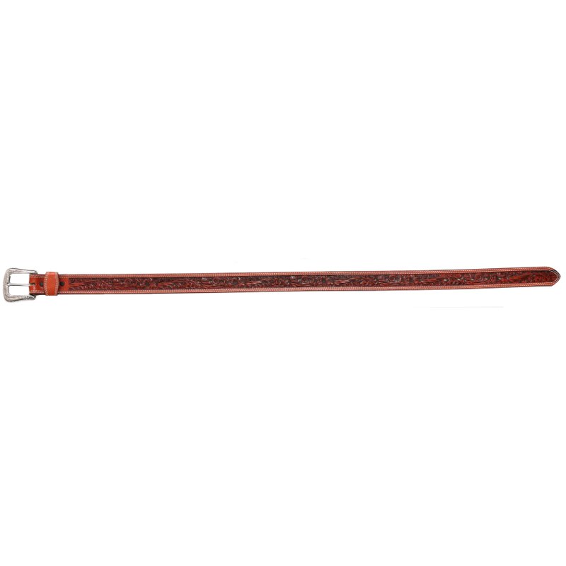 Men's Tan 1 1/2 Tooled Belt