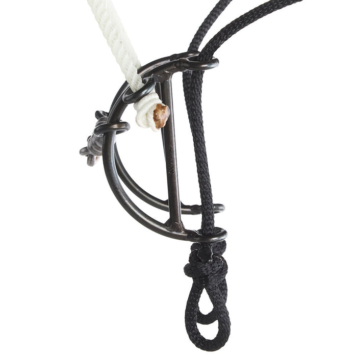 Dutton Bits Dogbone Snaffle with Solid Bead Mouthpiece Sliding Gag