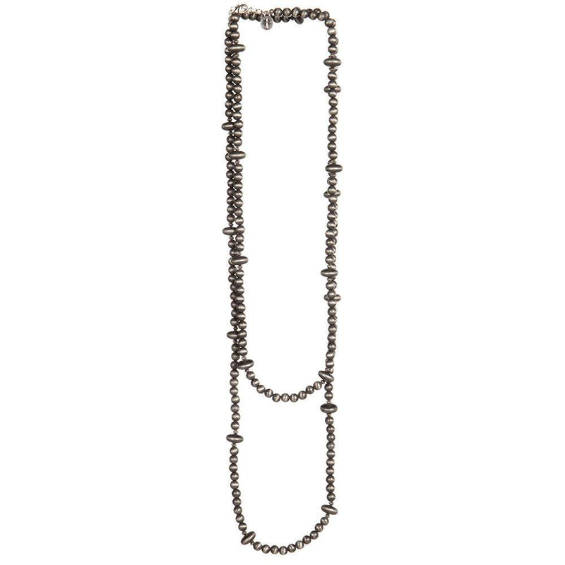 West And Company 66in. Faux Navajo Pearl Beaded Necklace