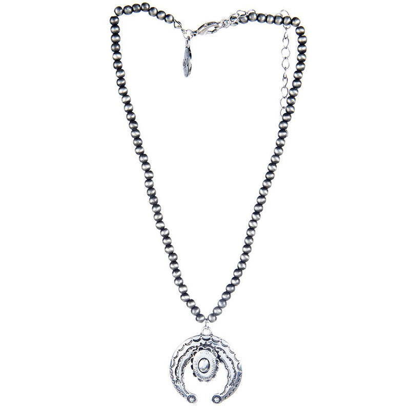 West And Company Dainty Faux Navajo Pearl Necklace