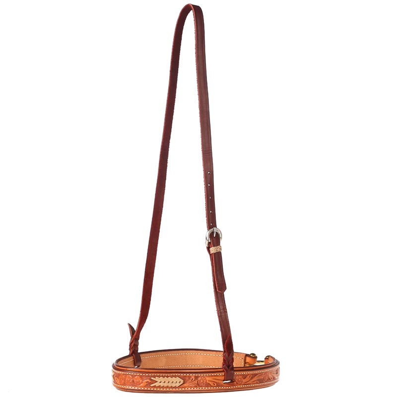 NRS Running Floral Tooled Noseband