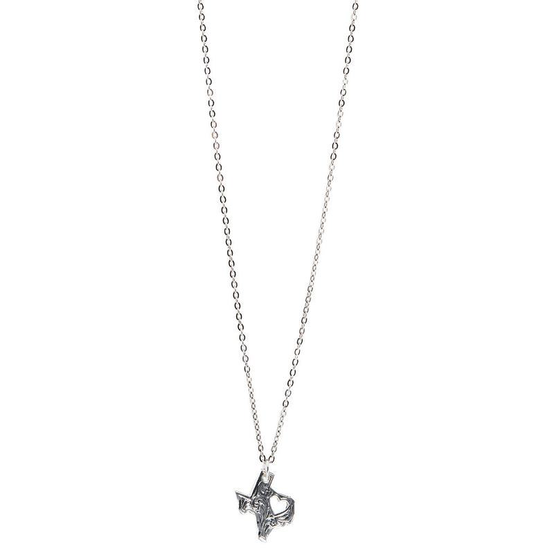 Montana Silversmiths Women's Silversmiths I Heart Texas Necklace