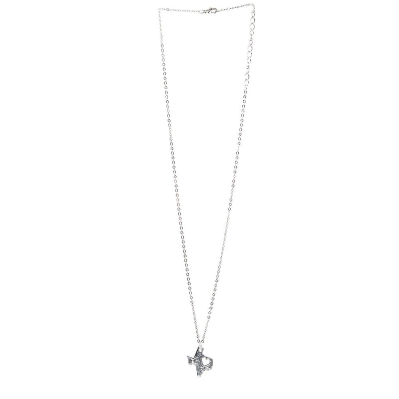 Montana Silversmiths Women's Silversmiths I Heart Texas Necklace
