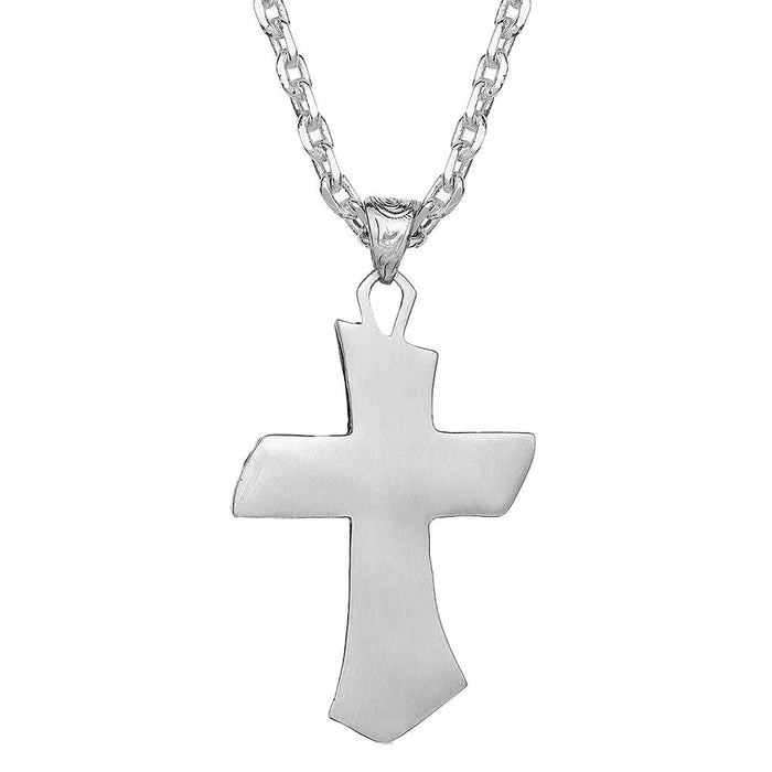Montana Silversmiths Light Opal Cross Necklace