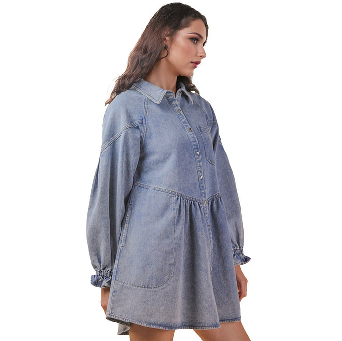 Very J Women's Indigo Mini Dress