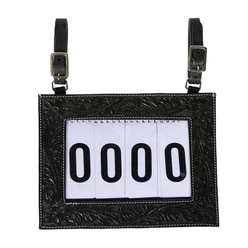 Professional's Choice Tooled Leather Number Holder