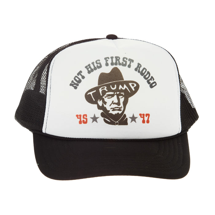 Wild Junkie Not His First Rodeo Trump Trucker Hat