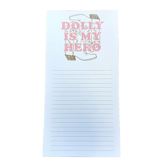 Southern Fried Designs Dolly Is My Hero Notepad