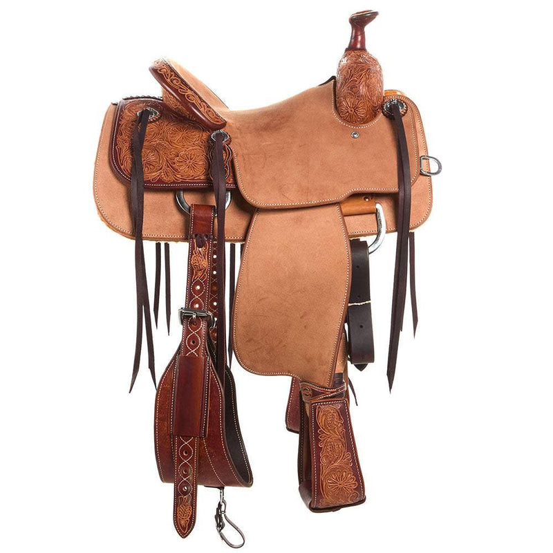 Martin Saddlery Natural 1/4 Breed Mountain Daisy Team Roping Saddle