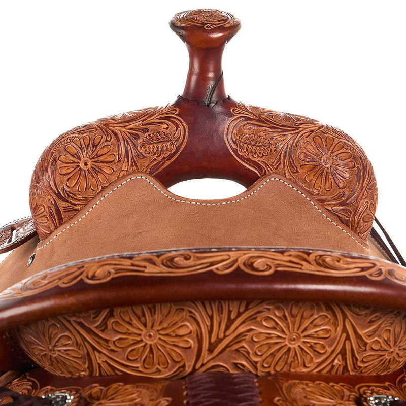 Martin Saddlery Natural 1/4 Breed Mountain Daisy Team Roping Saddle