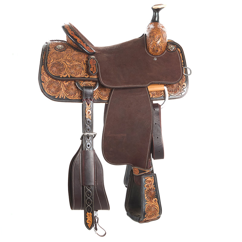 Martin Saddlery Natural Dark Framed 1/2 Breed Sunflower Team Roper