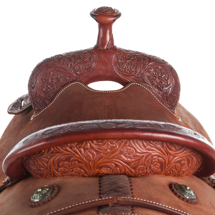 Martin Saddlery Chestnut 1/8 Breed Alpine Flower Team Roper