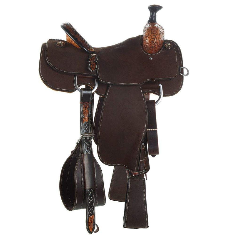 Martin Saddlery 1/8 Breed Dark Framed Desert Flower Team Roper