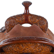 Martin Saddlery 1/2 Breed Small Desert Flower Weathered Antique Team Roper