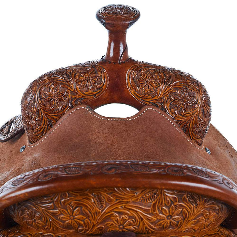 Martin Saddlery 1/2 Breed Small Desert Flower Weathered Antique Team Roper