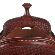 Martin Saddlery Chestnut 1/8 Breed Coarseweave Tooling Team Roper