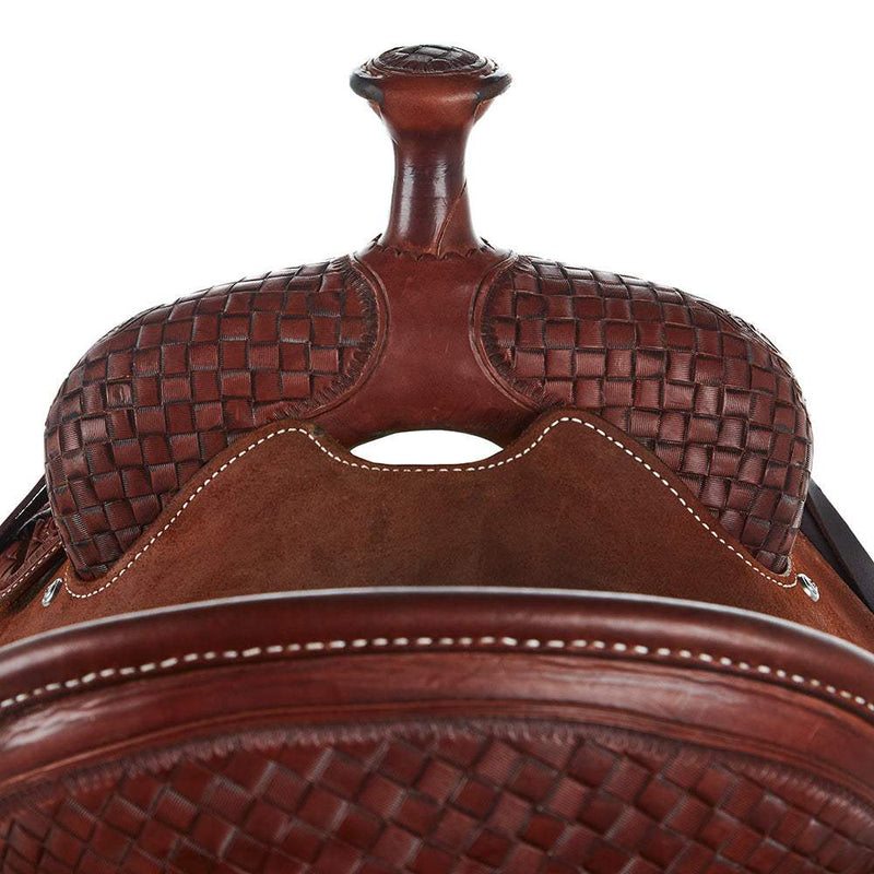 Martin Saddlery Chestnut 1/8 Breed Coarseweave Tooling Team Roper