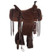Martin Saddlery Chocolate Roughout Team Roper with Strings