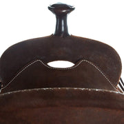 Martin Saddlery Chocolate Roughout Team Roper with Strings