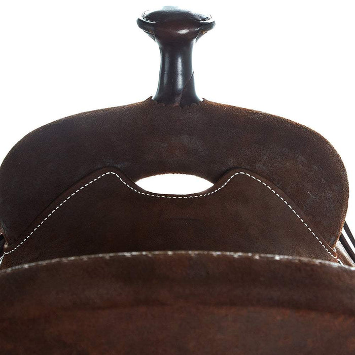 Martin Saddlery Chocolate Roughout Team Roper with Strings