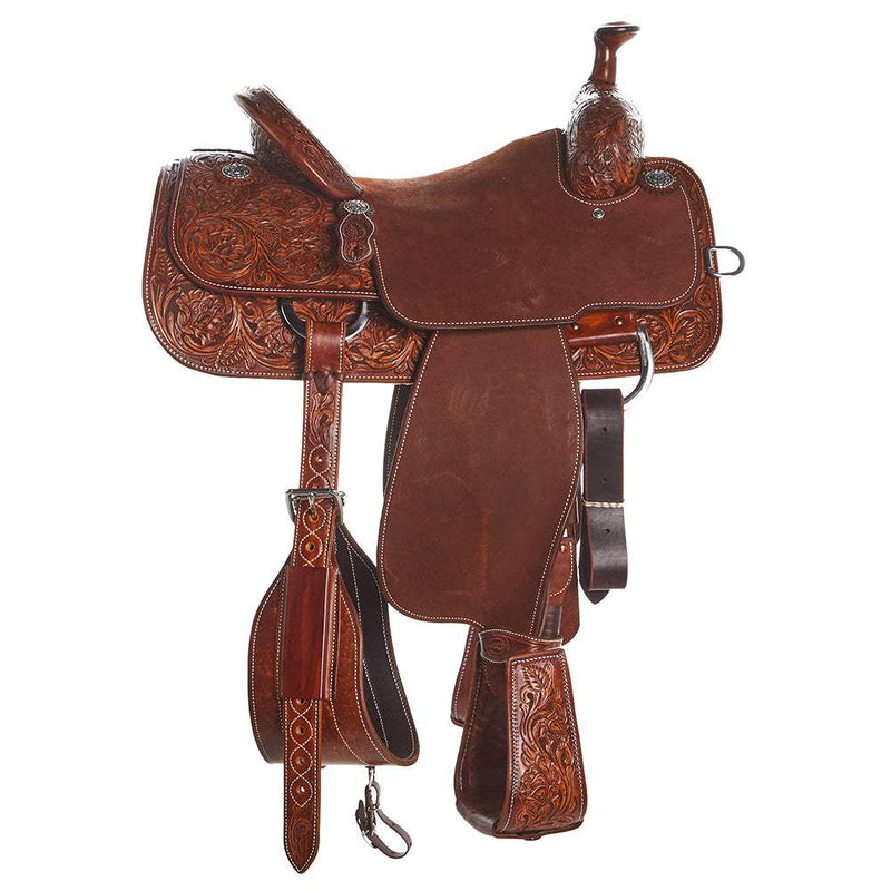 Martin Saddlery Natural Weathered Antique 1/2 Breed Rose Team Roper