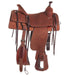 Martin Saddlery Chestnut Roughout Team Roper with Strings