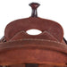 Martin Saddlery Chestnut Roughout Team Roper with Strings