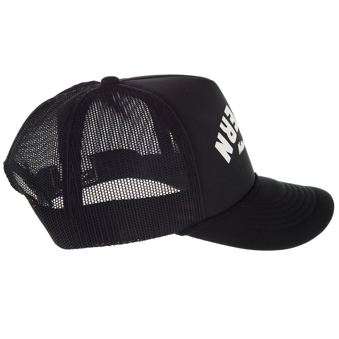 Brandcowboy NRS Black White Foam Rope Cap