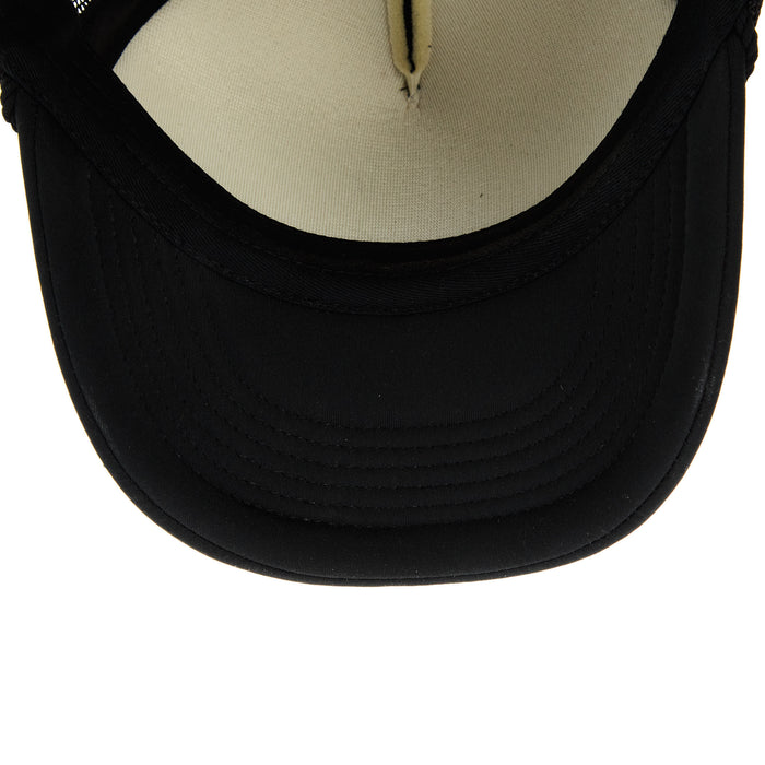 Brandcowboy NRS Black White Foam Rope Cap