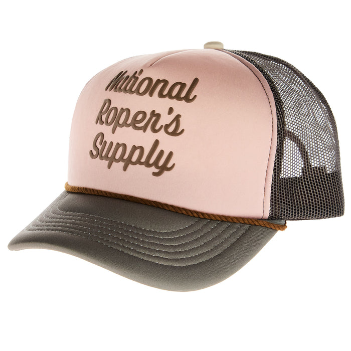 Brandcowboy National Ropers Supply Brown Foam Rope Cap
