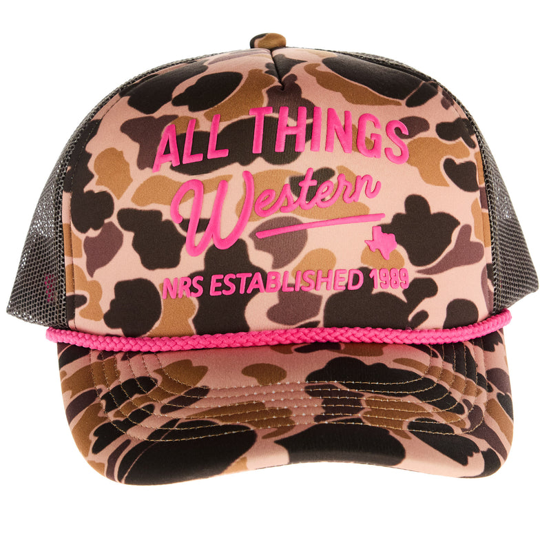 Brandcowboy NRS All Things Western Camo Foam Rope Cap