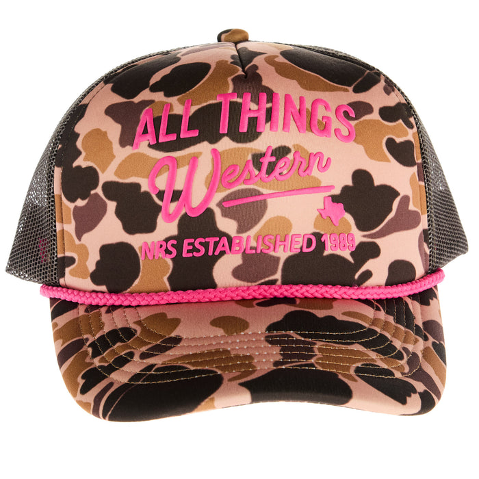 Brandcowboy NRS All Things Western Camo Foam Rope Cap