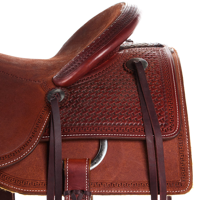 Martin Saddlery Chestnut 1/4 Breed Basket Ranch Cutter