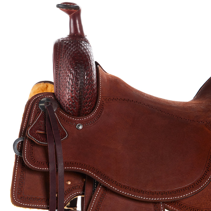Martin Saddlery Chestnut 1/4 Breed Basket Ranch Cutter