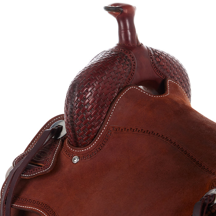 Martin Saddlery Chestnut 1/4 Breed Basket Ranch Cutter
