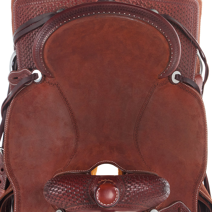 Martin Saddlery Chestnut 1/4 Breed Basket Ranch Cutter