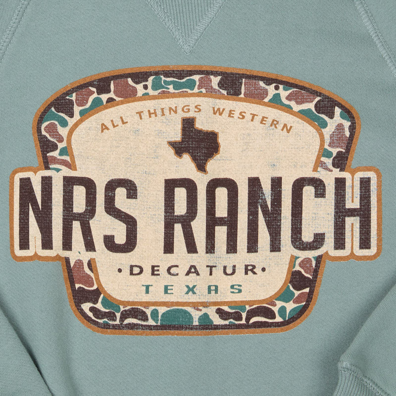 NRS Youth Agave Camo Logo Hoodie