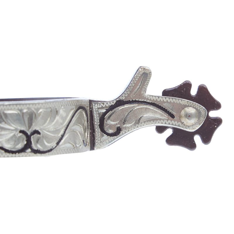 NRS Antique Spurs With Scroll Overlay