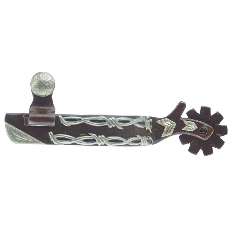 NRS Men's Antique Spurs With Barbwire