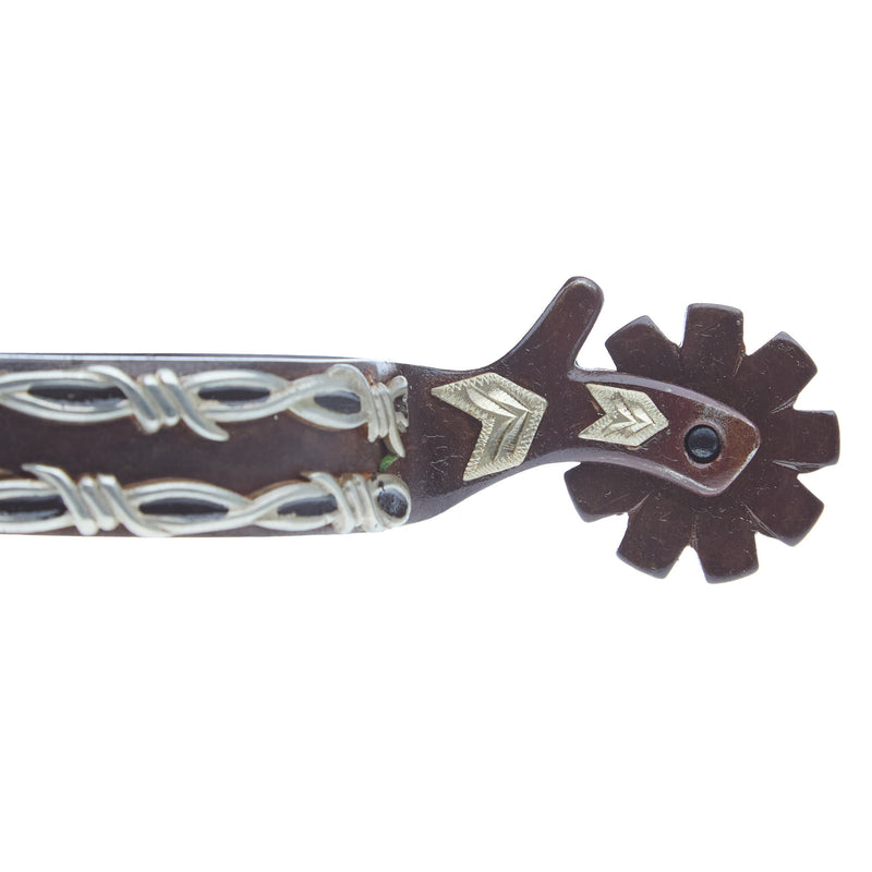 NRS Men's Antique Spurs With Barbwire