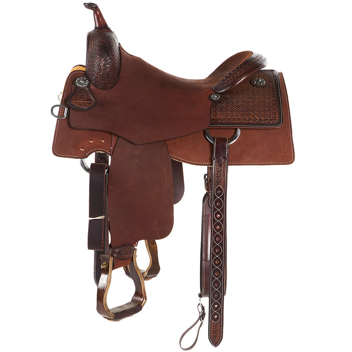 Martin Saddlery 16in 1/4 Breed Basket Performance Saddle