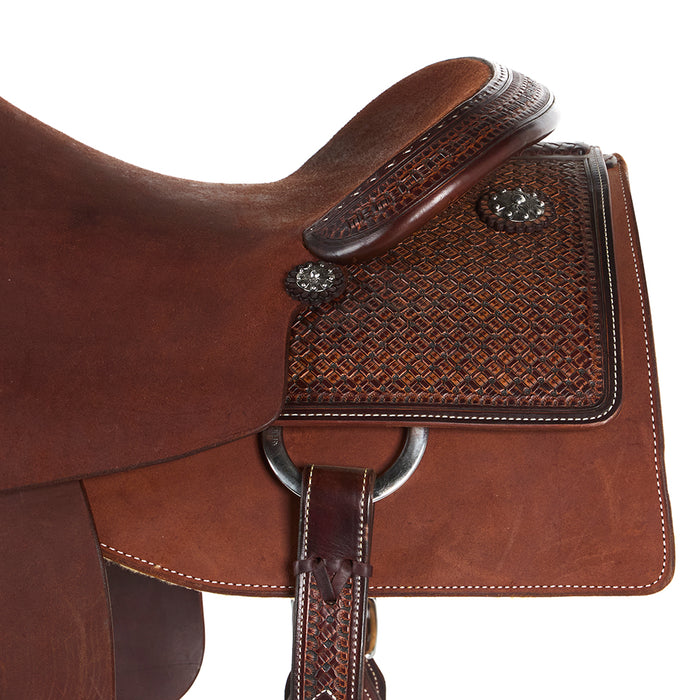 Martin Saddlery 16in 1/4 Breed Basket Performance Saddle